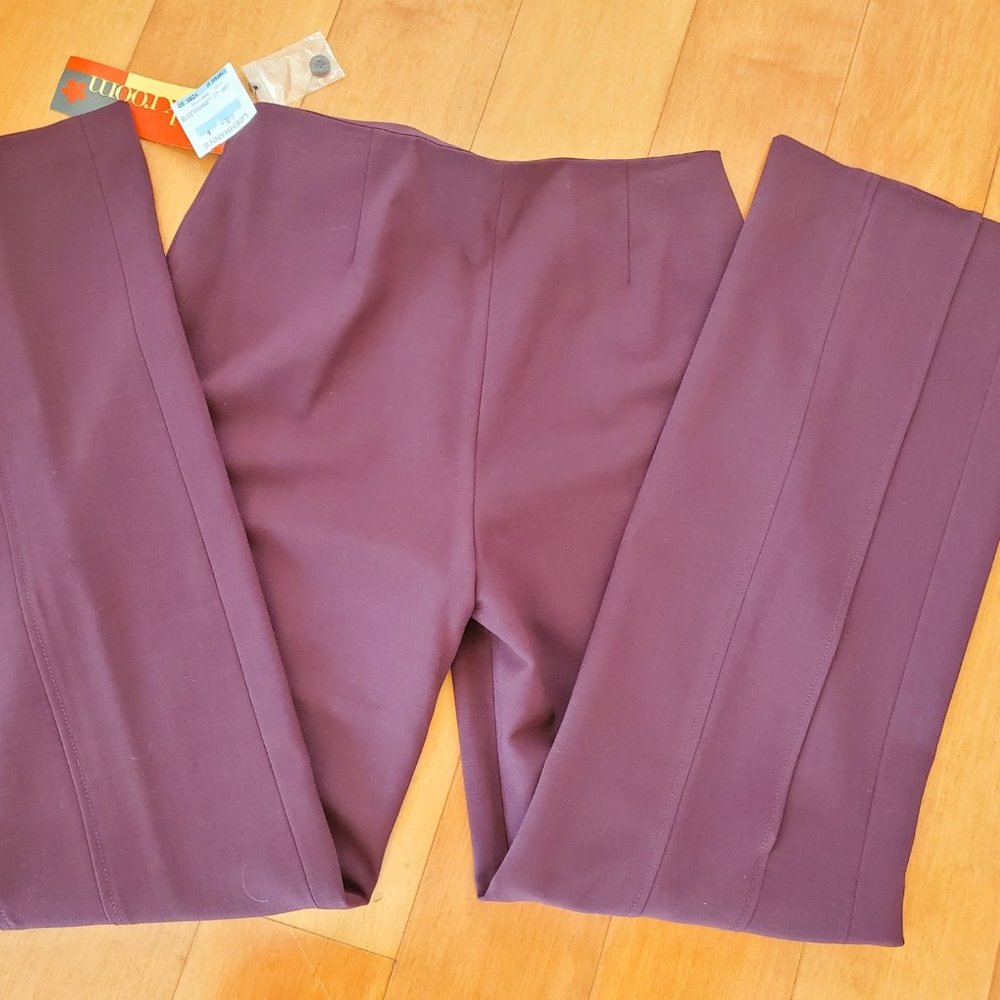 Burgundy New Vintage Designer's Wool Suit, 6 - Picture 10 of 12